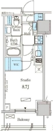 パークアクシス赤塚の物件間取画像